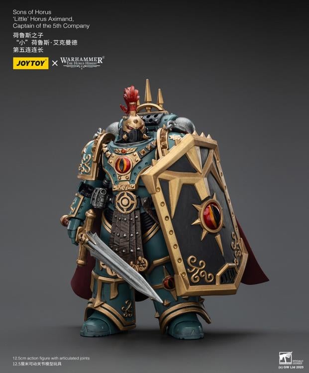 Warhammer: The Horus Heresy Sons of Horus 'Little’ Horus Aximand, Captain of the 5th Company 1/18 Scale Action Figure Gallery Image 4