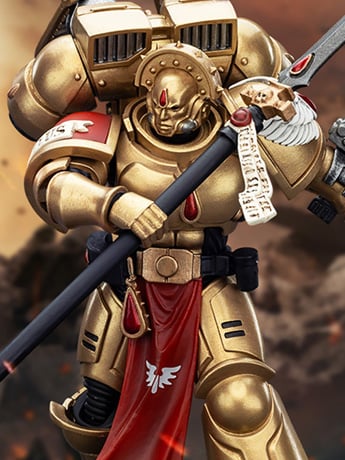 Warhammer 40K Blood Angels Sanguinary Guard 2 with Angelus Boltgun and Encarmine Spear 1/18 Scale Action Figure Gallery Image 2