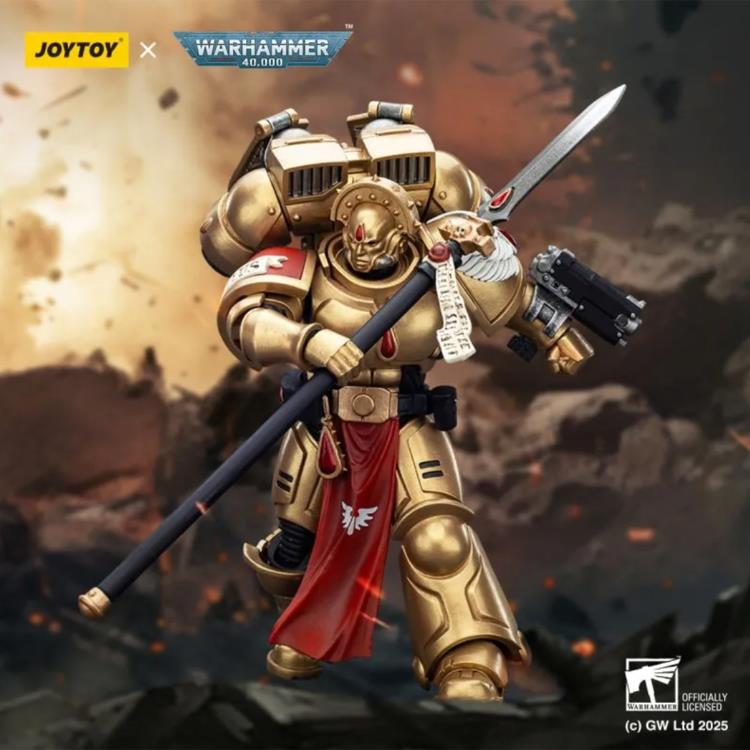 Warhammer 40K Blood Angels Sanguinary Guard 2 with Angelus Boltgun and Encarmine Spear 1/18 Scale Action Figure Gallery Image 3