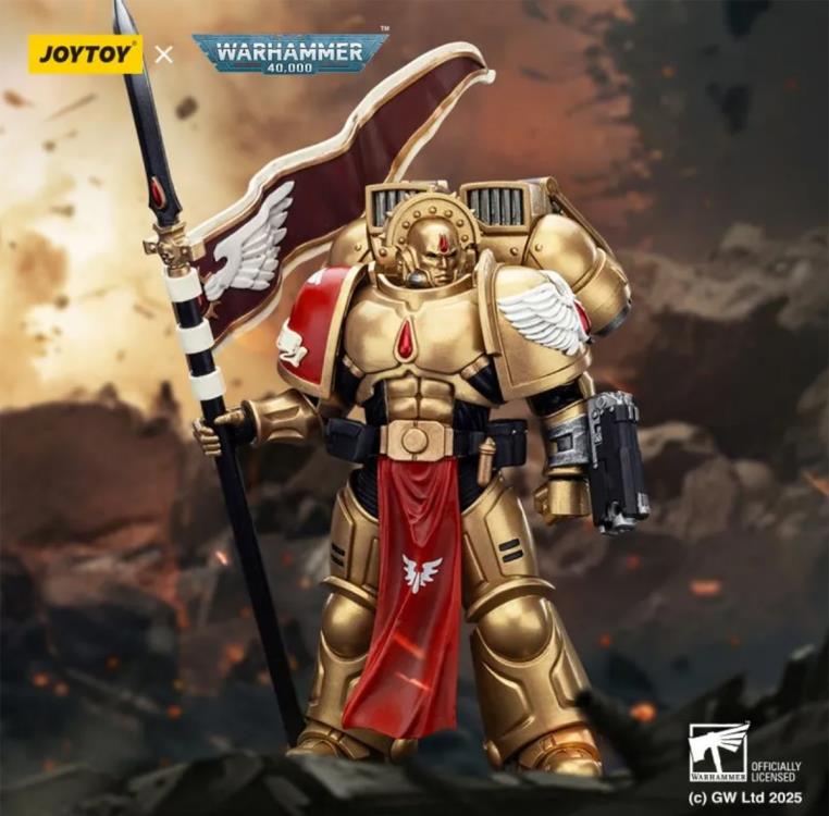 Warhammer 40K Blood Angels Sanguinary Guard 3 with Angelus Boltgun and Encarmine Spear 1/18 Scale Action Figure Gallery Image 3