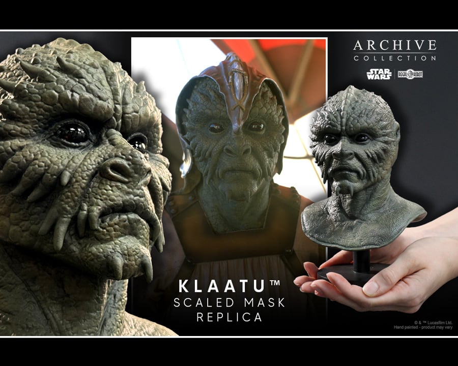 Star Wars: Return of the Jedi Archive Collection Klaatu Limited Edition Masked Replica Gallery Image 8