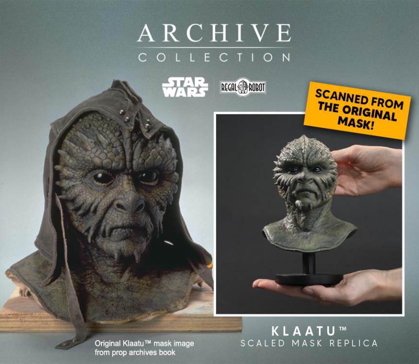 Star Wars: Return of the Jedi Archive Collection Klaatu Limited Edition Masked Replica Gallery Image 9