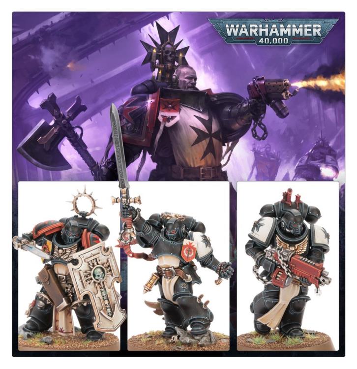 Warhammer 40,000 Black Templars Combat Patrol Citadel Miniatures Set Gallery Image 22