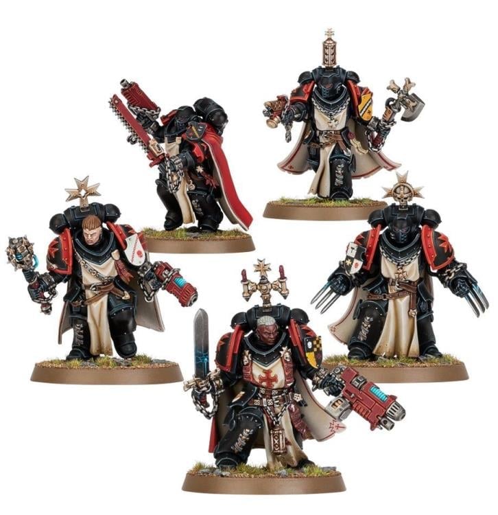 Warhammer 40,000 Black Templars Combat Patrol Citadel Miniatures Set Gallery Image 4