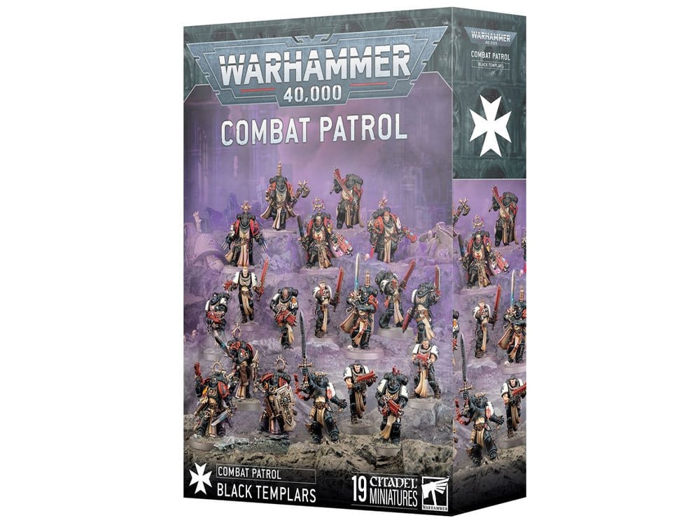 Warhammer 40,000 Black Templars Combat Patrol Citadel Miniatures Set Gallery Image 1