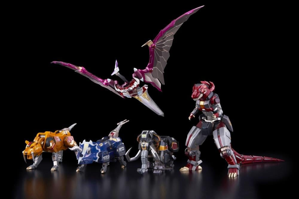 Mighty Morphin Power Rangers Go! Kara Kuri Combine Dino Megazord Action Figure (Reissue) Gallery Image 27