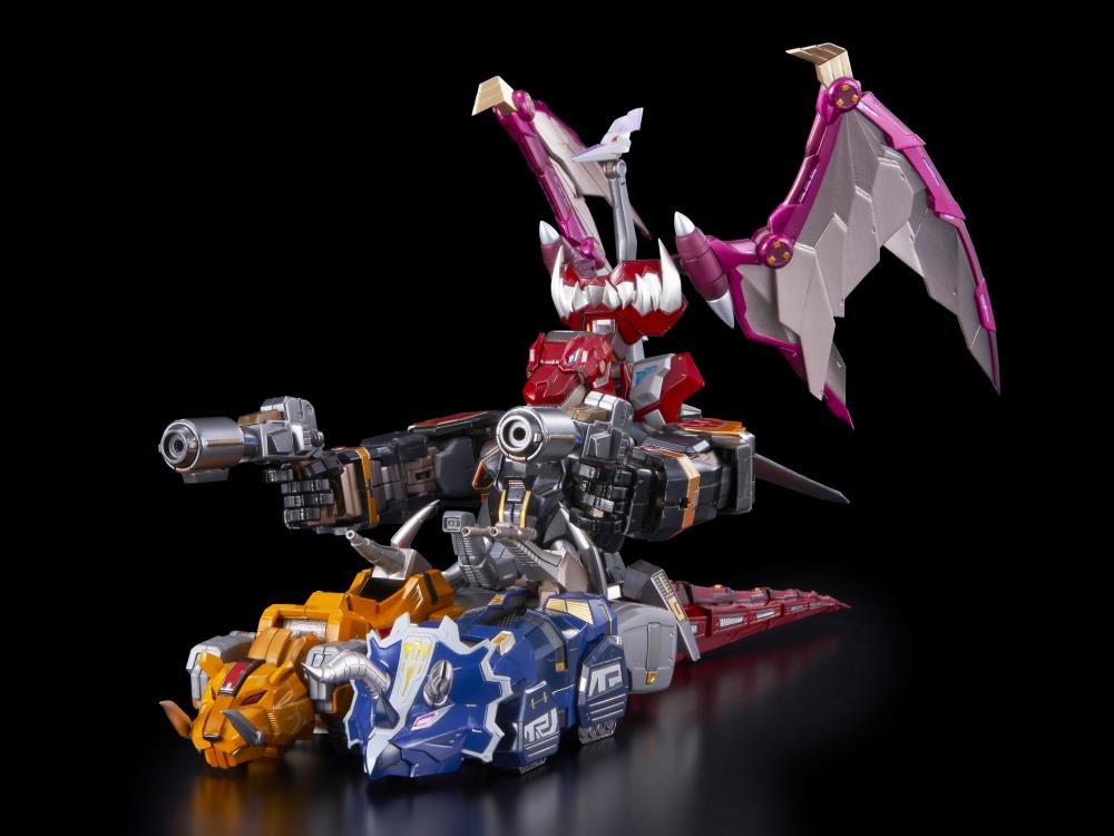 Mighty Morphin Power Rangers Go! Kara Kuri Combine Dino Megazord Action Figure (Reissue) Gallery Image 28