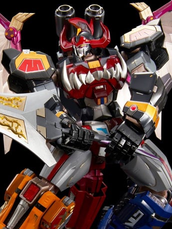 Mighty Morphin Power Rangers Go! Kara Kuri Combine Dino Megazord