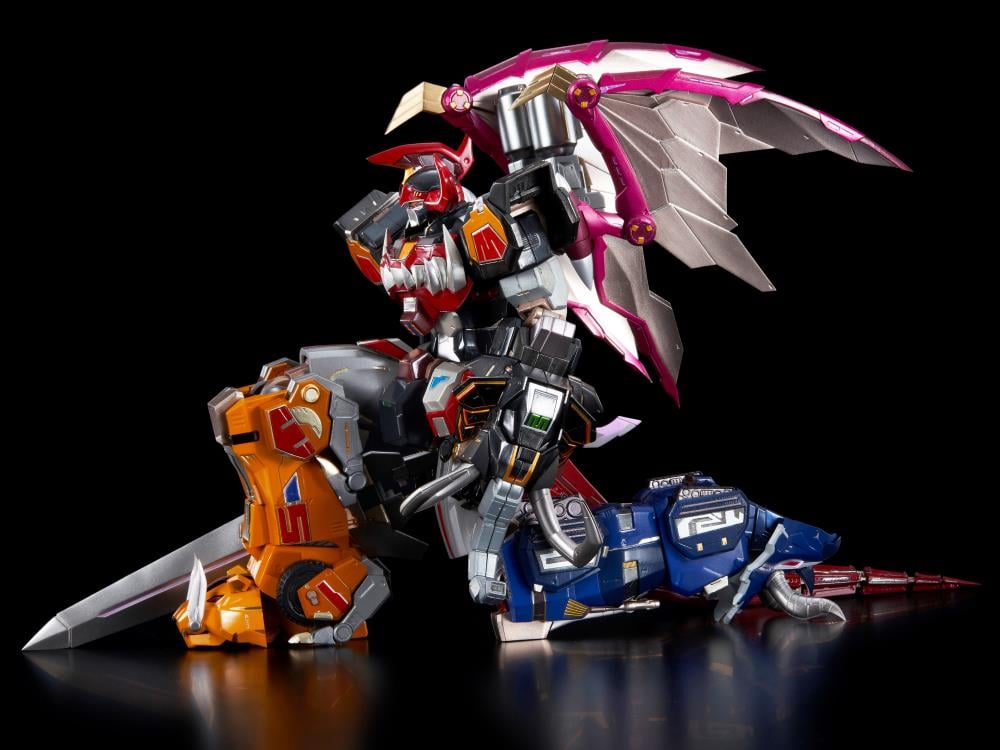 Mighty Morphin Power Rangers Go! Kara Kuri Combine Dino Megazord Action Figure (Reissue) Gallery Image 5