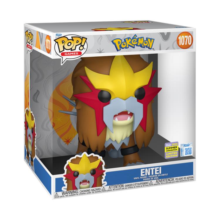 Pokemon Pop! Games #1070 Jumbo Entei Exclusive Limited Edition Gallery Image 4