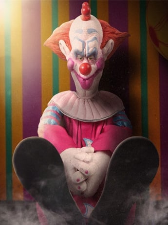 Killer Klowns from Outer Space Mezco Designer Series Slim Roto Plush Doll Gallery Image 2