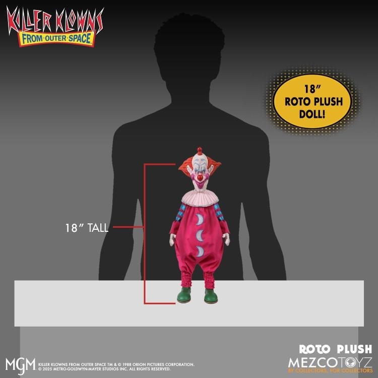 Killer Klowns from Outer Space Mezco Designer Series Slim Roto Plush Doll Gallery Image 8