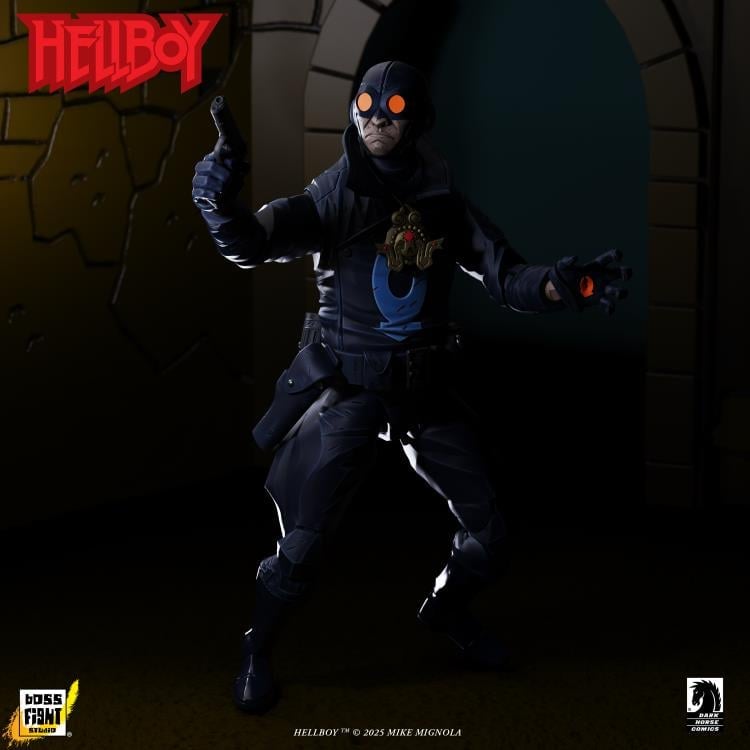 Hellboy Lobster Johnson (The Iron Prometheus) 1/12 Scale Action Figure Gallery Image 3