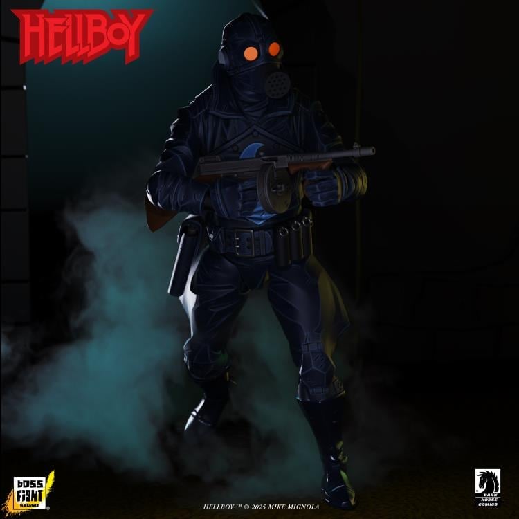 Hellboy Lobster Johnson (The Iron Prometheus) 1/12 Scale Action Figure Gallery Image 5