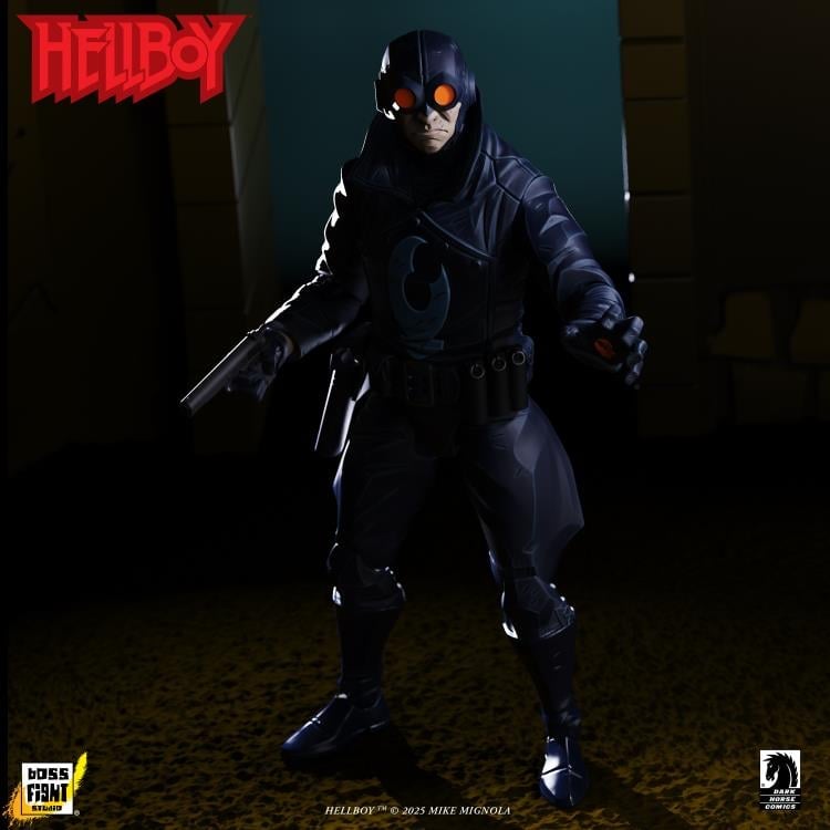 Hellboy Lobster Johnson (The Iron Prometheus) 1/12 Scale Action Figure Gallery Image 4