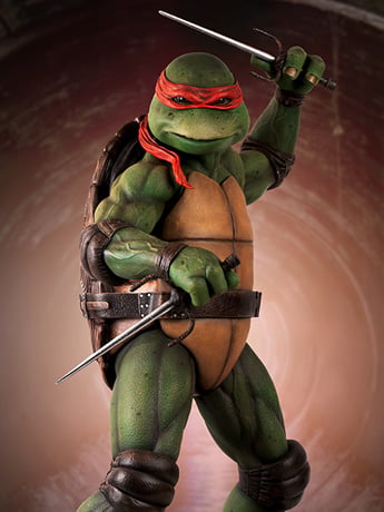 Teenage Mutant Ninja Turtles (1990) Raphael 1/2 Scale Statue Gallery Image 2