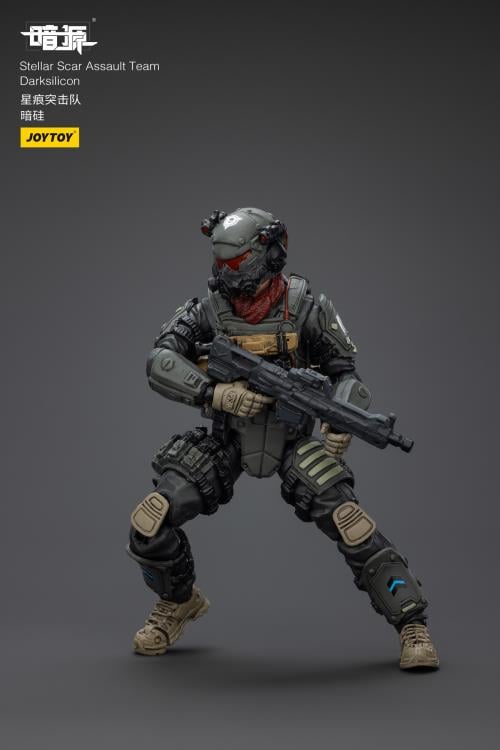Dark Source Stellar Scar Assault Team Darksilicon 1/18 Scale Action Figure Gallery Image 11