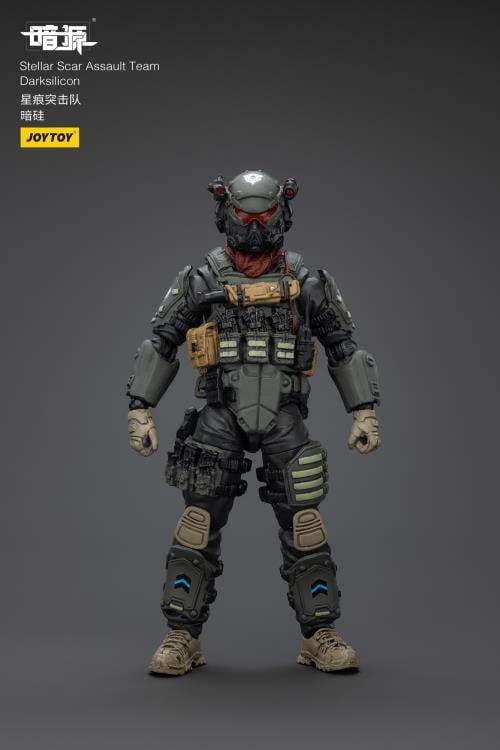 Dark Source Stellar Scar Assault Team Darksilicon 1/18 Scale Action Figure Gallery Image 8