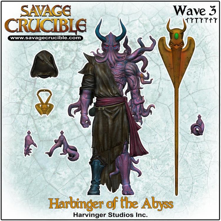 Savage Crucible Harbinger of the Abyss Action Figure Gallery Image 9