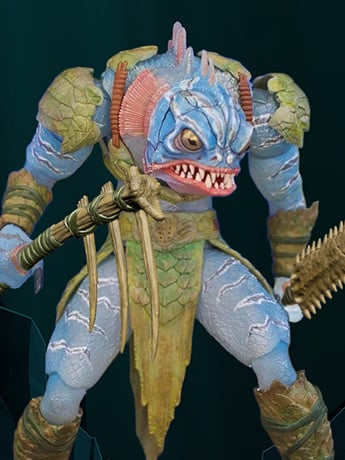 Savage Crucible Fathom Scout Pirahnoid Action Figure Gallery Image 2