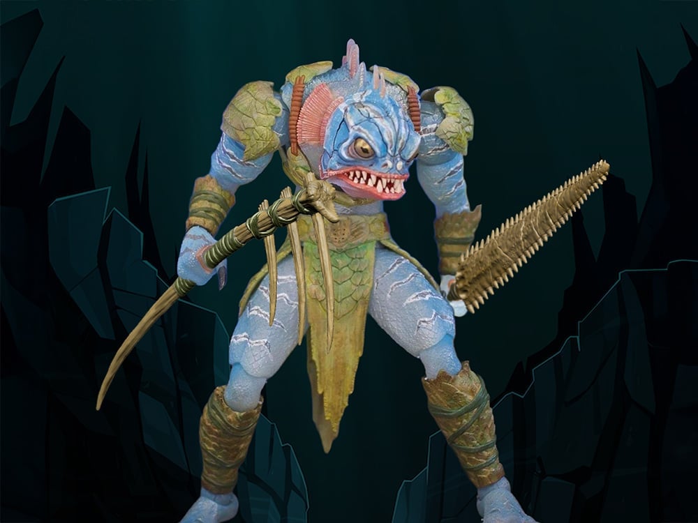 Savage Crucible Fathom Scout Pirahnoid Action Figure Gallery Image 1