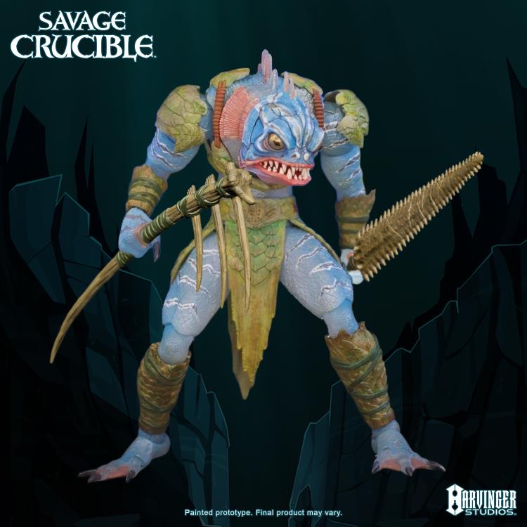 Savage Crucible Fathom Scout Pirahnoid Action Figure Gallery Image 7