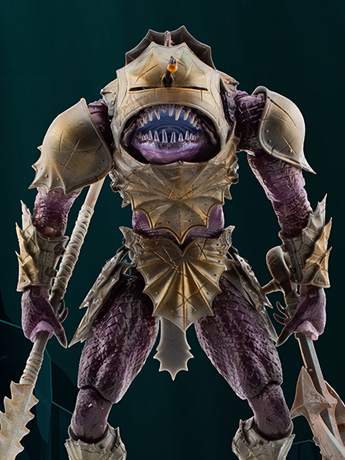 Savage Crucible Abyss Dreadnaught Pirahnoid Action Figure Gallery Image 2
