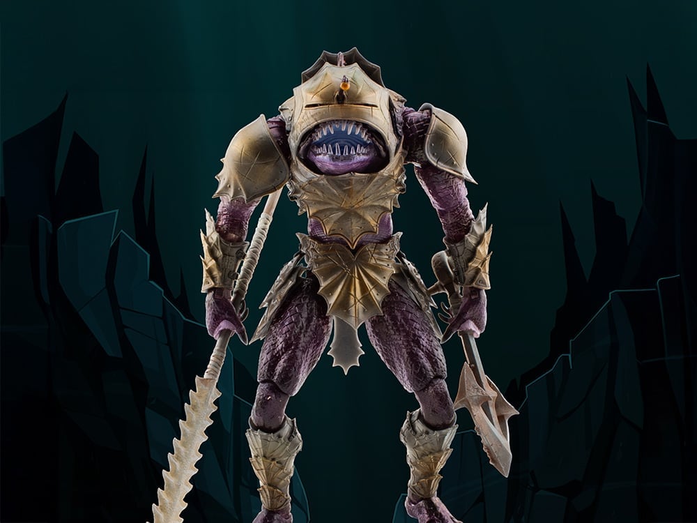 Savage Crucible Abyss Dreadnaught Pirahnoid Action Figure Gallery Image 1