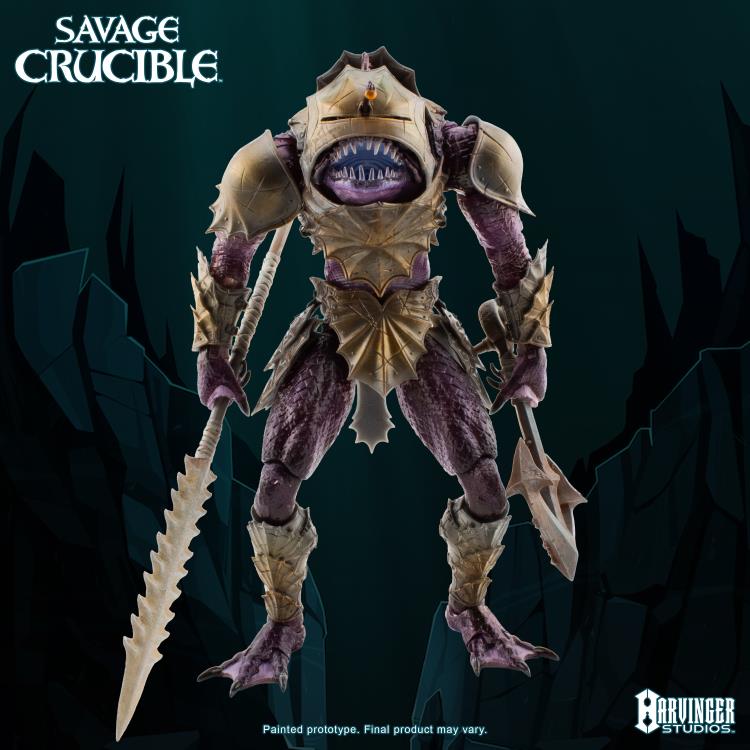 Savage Crucible Abyss Dreadnaught Pirahnoid Action Figure Gallery Image 6