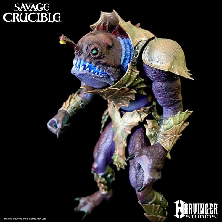 Savage Crucible Abyss Dreadnaught Pirahnoid Action Figure Gallery Image 5