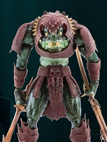 Savage Crucible League Striker Pirahnoid Action Figure Gallery Image 2