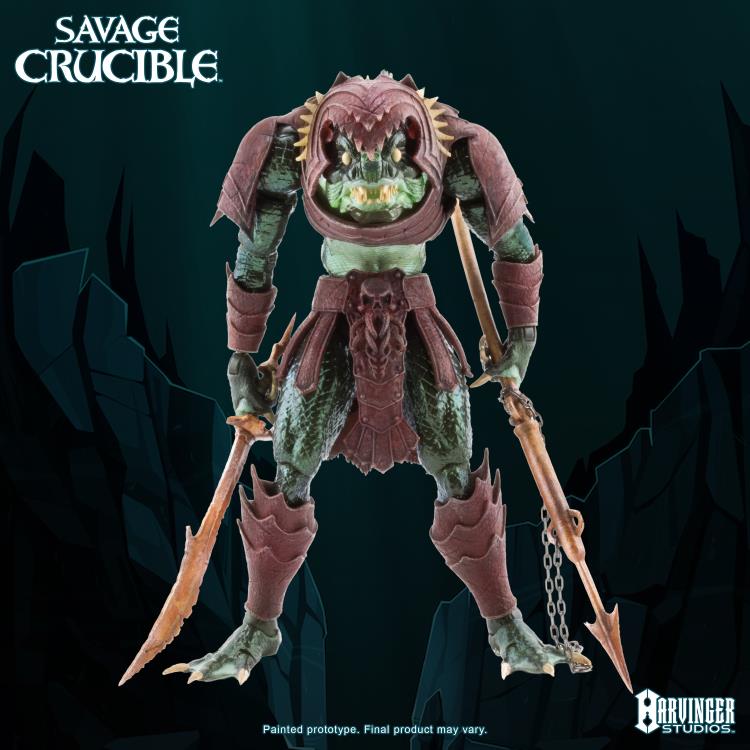 Savage Crucible League Striker Pirahnoid Action Figure Gallery Image 5