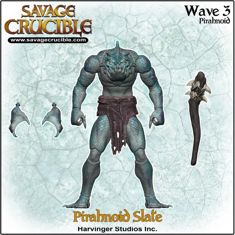 Savage Crucible Pirahnoid Slate Action Figure Gallery Image 4