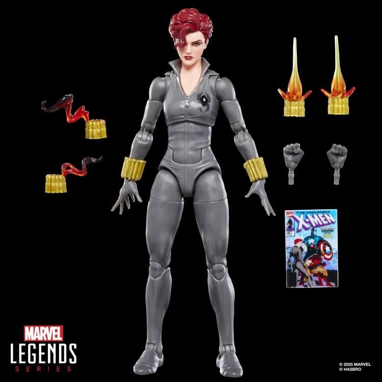 The Uncanny X-Men #268 Marvel Legends Black Widow Action Figure Gallery Image 10