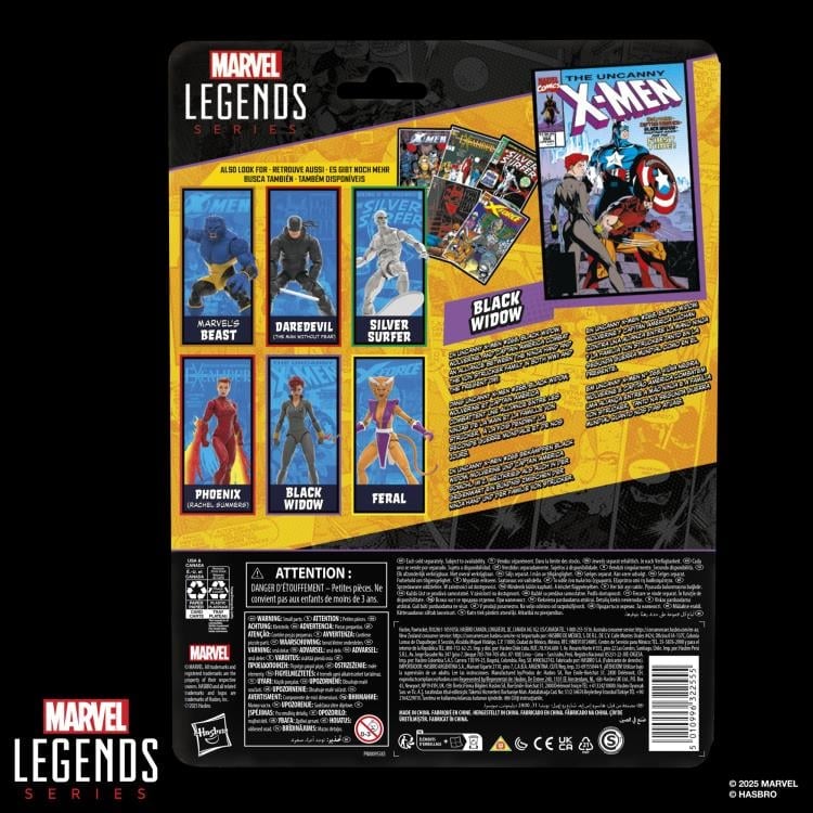 The Uncanny X-Men #268 Marvel Legends Black Widow Action Figure Gallery Image 13