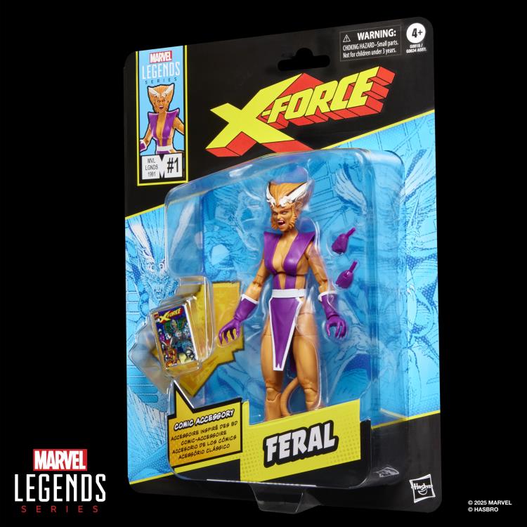 X-Force #1 (1991) Marvel Legends Feral Action Figure