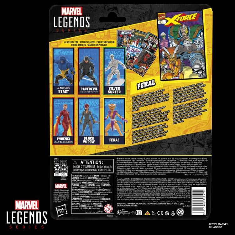X-Force #1 (1991) Marvel Legends Feral Action Figure Gallery Image 13