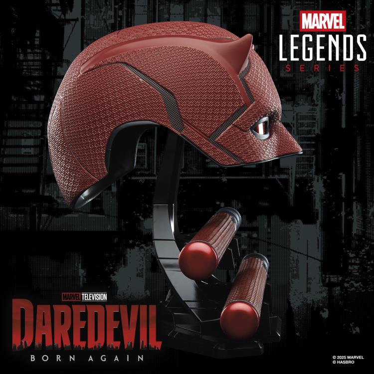 Daredevil: Born Again Marvel Legends Daredevil Premium Roleplay Mask and Billy Clubs Gallery Image 6