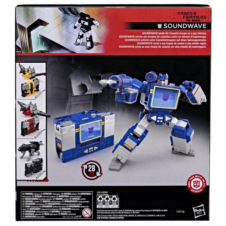 The Transformers: The Movie Studio Series Leader Class Soundwave