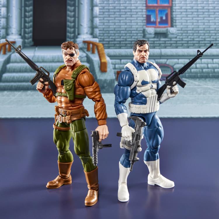 The Punisher Marvel Legends Gamerverse Punisher & Nick Fury Action Figure Two-Pack Gallery Image 3