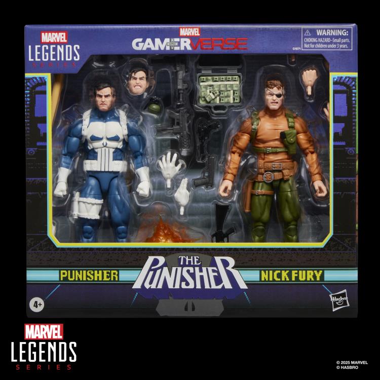 The Punisher Marvel Legends Gamerverse Punisher & Nick Fury Action Figure Two-Pack Gallery Image 12