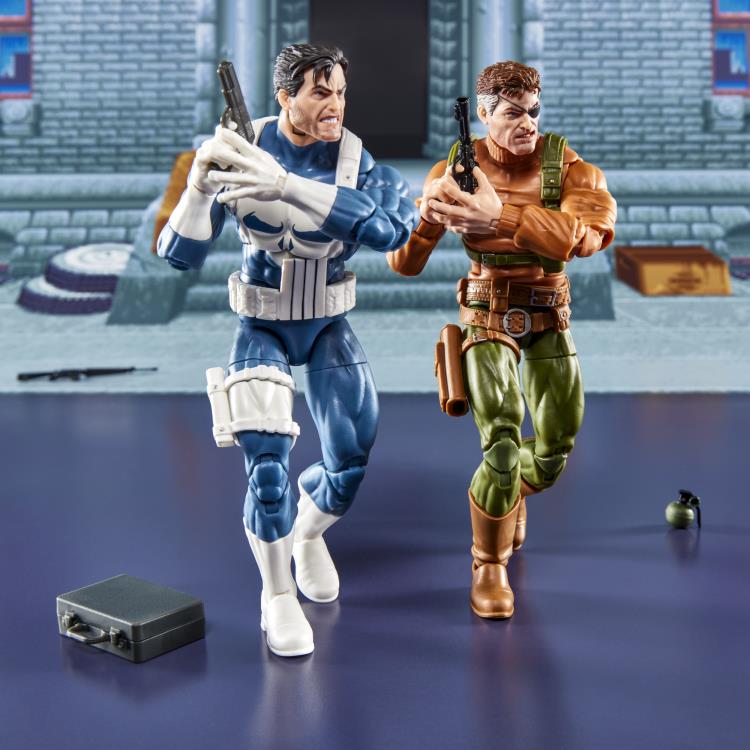 The Punisher Marvel Legends Gamerverse Punisher & Nick Fury Action