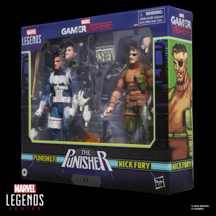 The Punisher Marvel Legends Gamerverse Punisher & Nick Fury Action Figure Two-Pack Gallery Image 13