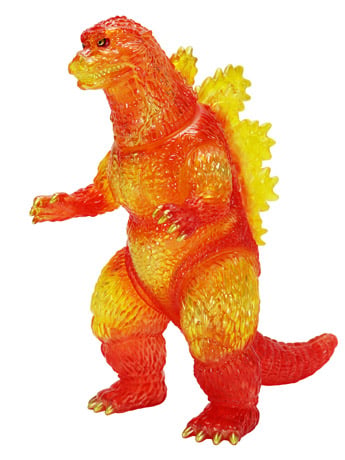 Godzilla vs. Destoroyah BIG Retro Soft Vinyl Series Godzilla (Burning Clear Ver.) Figure Gallery Image 2
