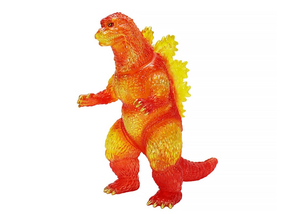 Godzilla vs. Destoroyah BIG Retro Soft Vinyl Series Godzilla (Burning Clear Ver.) Figure Gallery Image 1