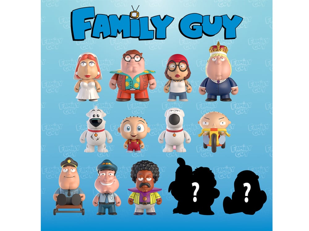 Family Guy Freakin' Sweet Mini Series Random Blind Box Mini Figure Gallery Image 1