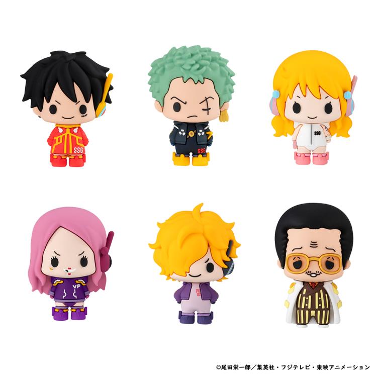 PEOPLE 1 CHARACTER FIGURE / LOGO もぐら セット One Piece Chokorin Mascot Egghead Edition Box of 6 Figures