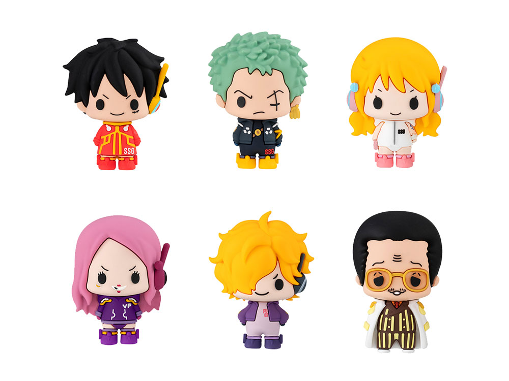 One Piece Chokorin Mascot Egghead Edition Box of 6 Figures