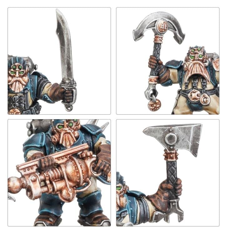 Warhammer Age of Sigmar Regiments of Renown Kharadron Overlords Drekki's Privateers Citadel Miniatures Set Gallery Image 8