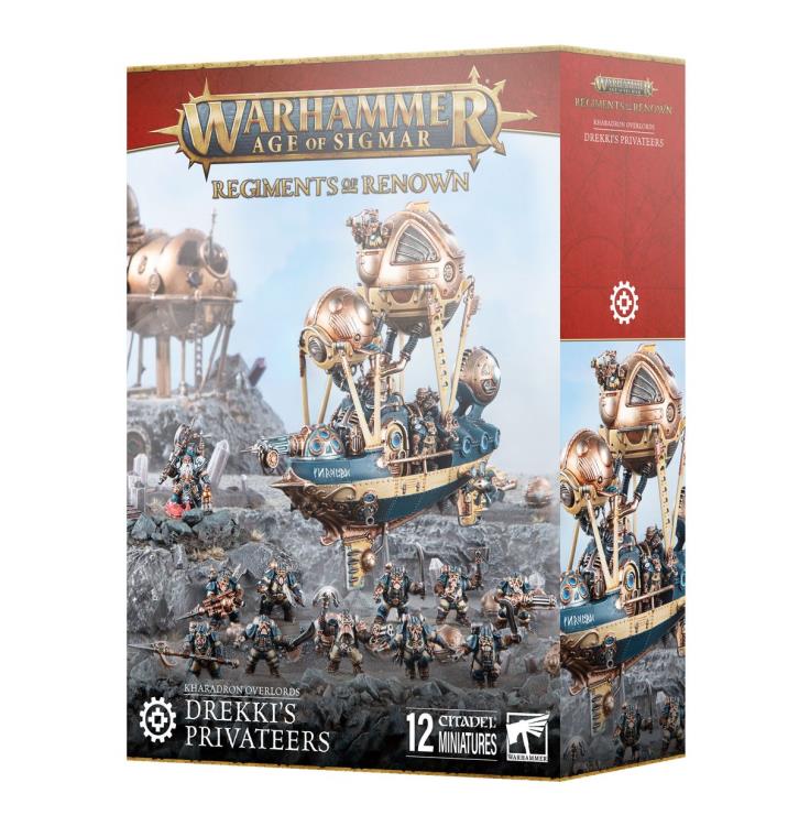 Warhammer Age of Sigmar Regiments of Renown Kharadron Overlords Drekki's Privateers Citadel Miniatures Set Gallery Image 18
